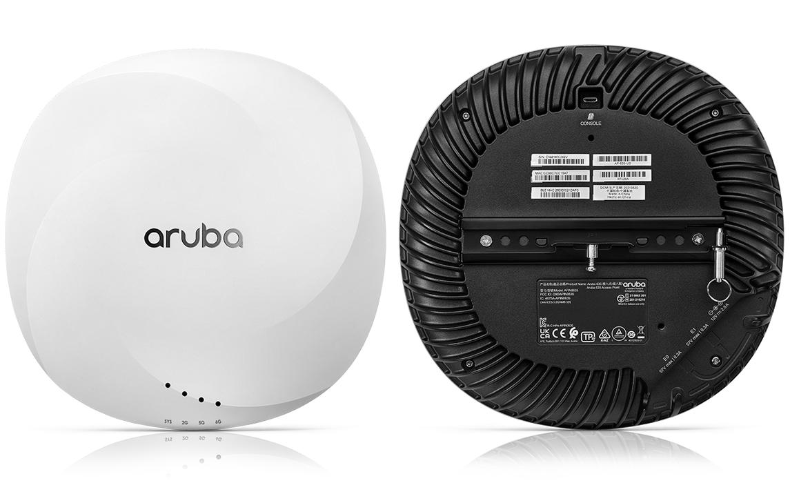 Point d'accès sans fil de campus HPE Aruba Networking AP-615 (RW) – Point d'accès Wi-Fi 6E Tri-bande