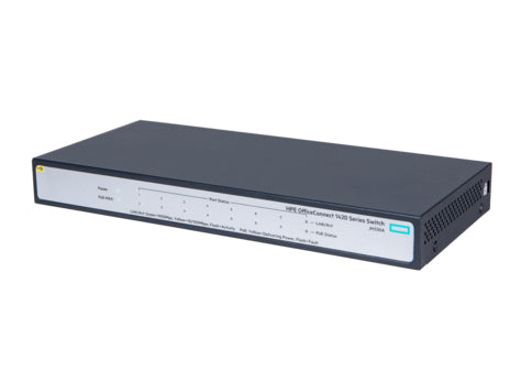 HPE JH330AR network switch Unmanaged L2 Gigabit Ethernet (10/100/1000) Power over Ethernet (PoE) 1U Gray