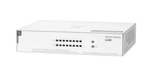HPE Aruba Networking Networking Instant On Switch 8p Gigabit CL4 PoE 64W 1430