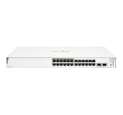 HPE Aruba Instant On 1830 24G 12p Class4 PoE 2SFP 195W Managed L2 Gigabit Ethernet (10/100/1000) Power over Ethernet (PoE) 1U
