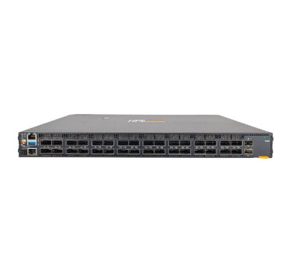 HPE Aruba Networking CX 9300S 32p QSFP28 100G 8p QSFP‑DD 400G Back‑to‑Front 6xFan 2xAC Bundle Managed L3 1U
