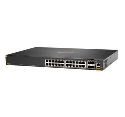 HPE Aruba Networking 6300F 24p 10M/100M/1G Class4 PoE 4p SFP56 50G TAA Managed L3 Gigabit Ethernet (10/100/1000) Power over Ethernet (PoE) 1U
