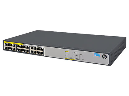 HPE 1420-24G-PoE+ (124W) Unmanaged L2 Gigabit Ethernet (10/100/1000) Power over Ethernet (PoE) 1U Gray