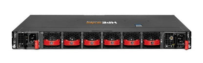HPE Aruba Networking CX 9300-32D 32xQSFP-DD 400G 2xSFP+10G Prt2Pwr Airflow 6Fs 2AC PSU Switch Bdl