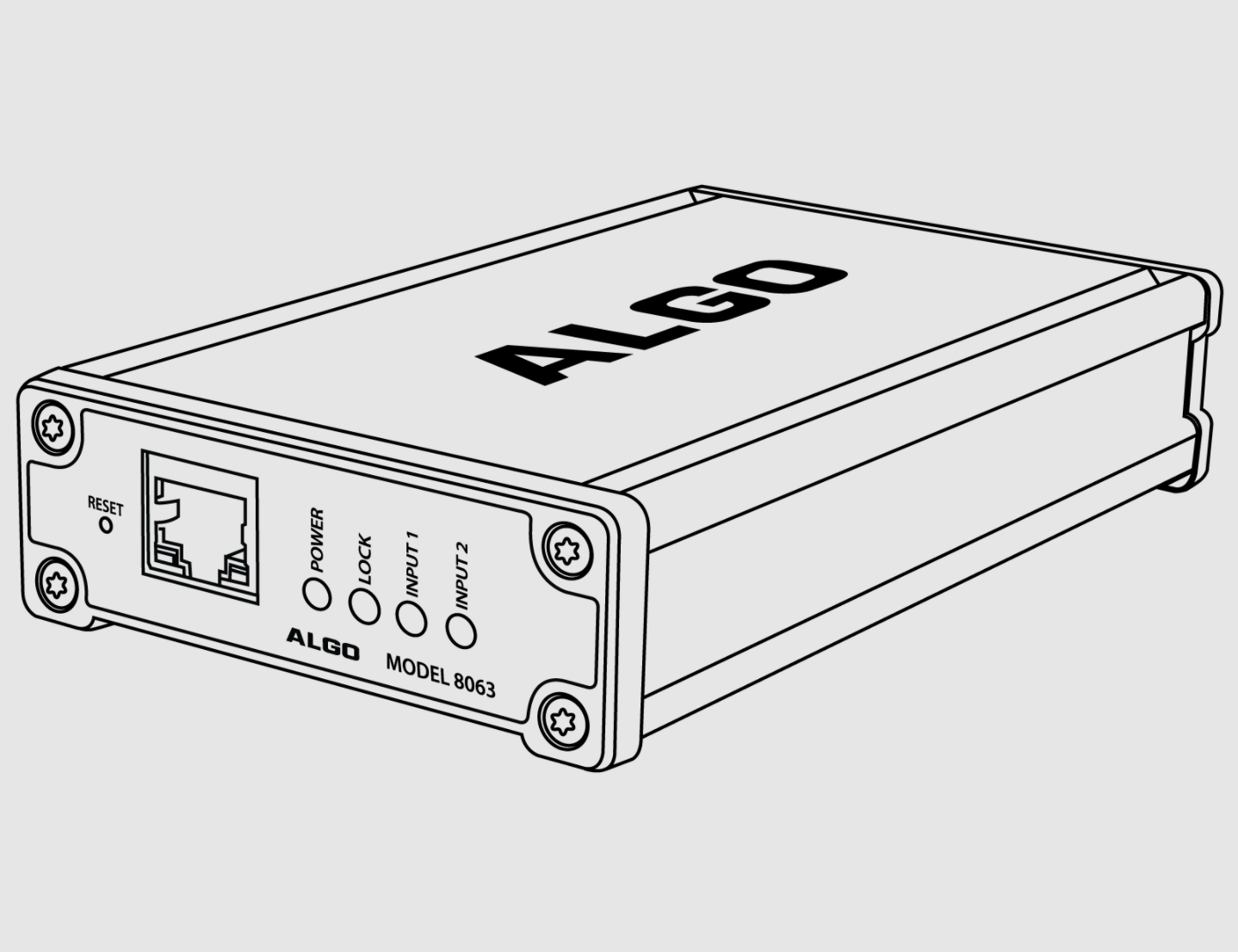 8063 IP Door Controller | Algo IP Door Control Module ALGO