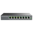 Grandstream Networks GWN7711P network switch Managed L2 Gigabit Ethernet (10/100/1000) Power over Ethernet (PoE) Desktop/Wall-Mounting Gray