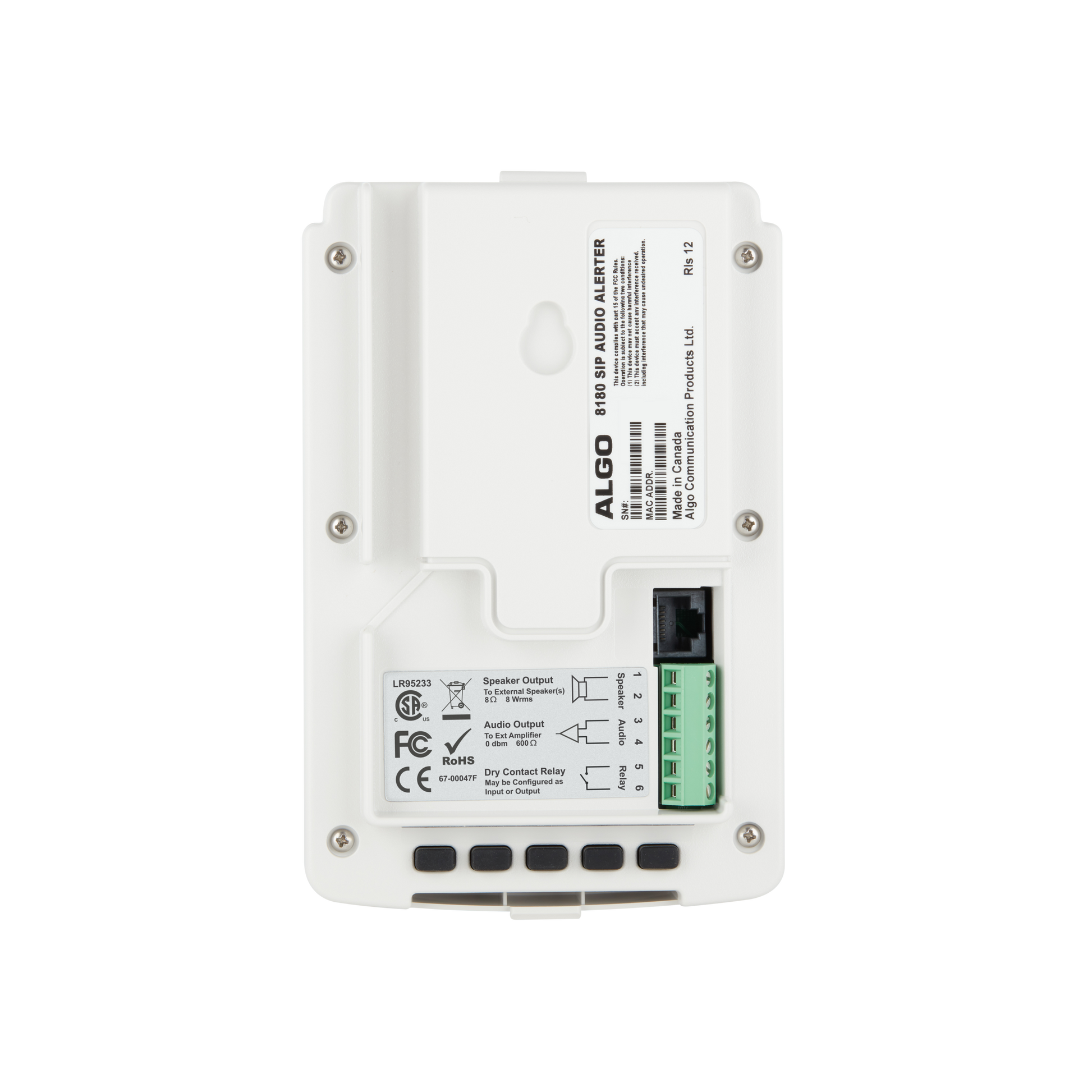 8180 IP Audio Alerter | Algo SIP Audio Alerter Algo