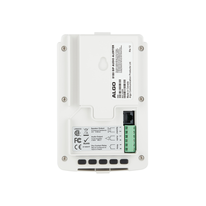 8180 IP Audio Alerter | Algo SIP Audio Alerter Algo
