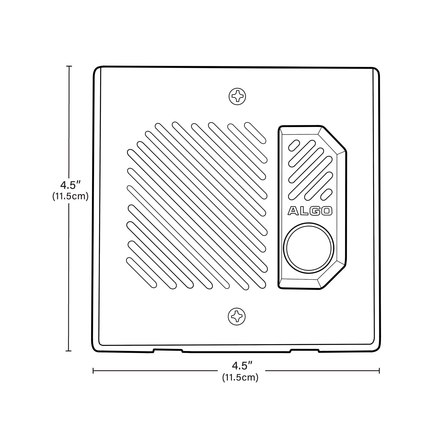 8201 IP PoE Intercom | SIP Door Intercom ALGO