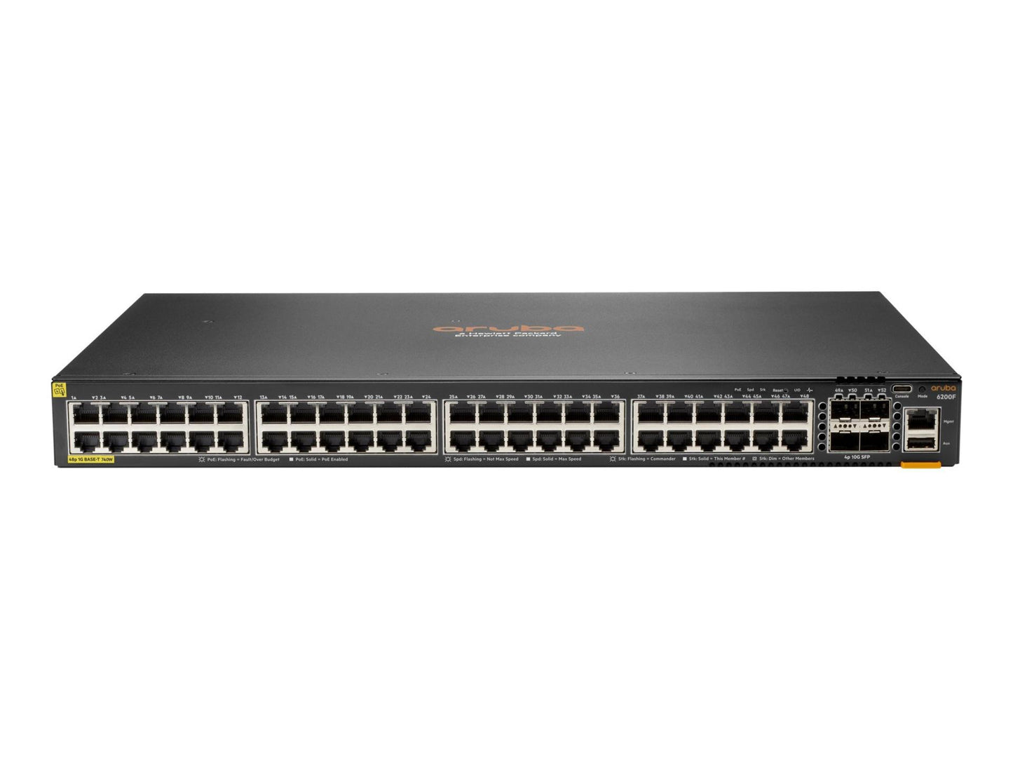 Aruba 6200F 48G Class4 PoE 4SFP+ Switch