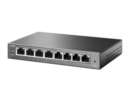 TP-Link TL-SG108PE Managed L2 Gigabit Ethernet (10/100/1000) Power over Ethernet (PoE) Black