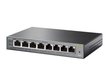 TP-Link TL-SG108PE Managed L2 Gigabit Ethernet (10/100/1000) Power over Ethernet (PoE) Black