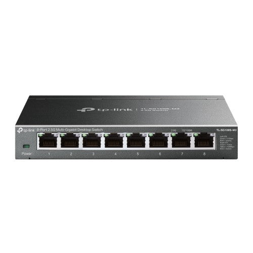 TP-Link TL-SG108S-M2 network switch Unmanaged L2 2.5G Ethernet (100/1000/2500) Desktop Black
