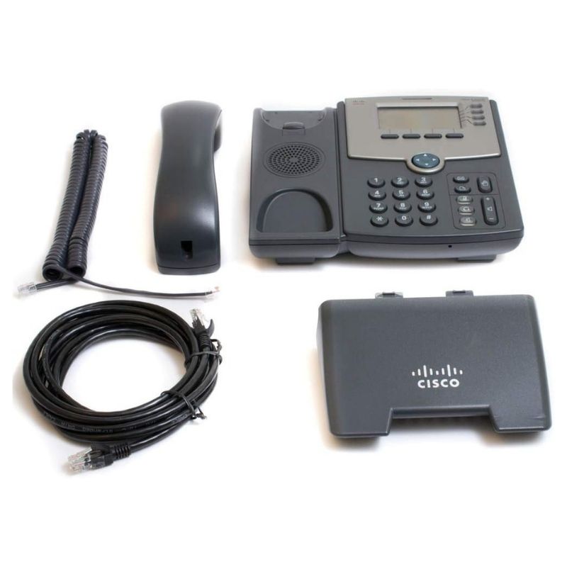 Cisco SPA504G – 4-Line IP Phone with PoE and LCD Display (New) CISCO