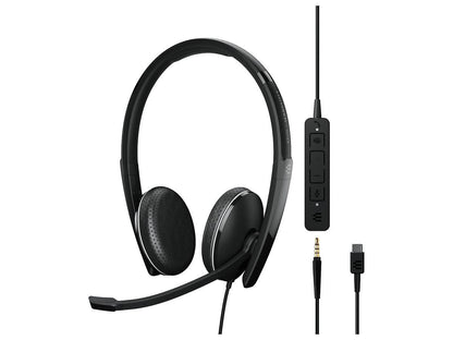 EPOS ADAPT 165T USB-C II Stereo Headset – Microsoft Teams Certified, Noise-Cancelling Mic SENNHEISER