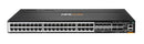 HPE Aruba Networking CX 8100 40x10G Base-T 8x10G SFP+ 4x40/100G QSFP28 BF 3F 2AC PSU Switch Bdl