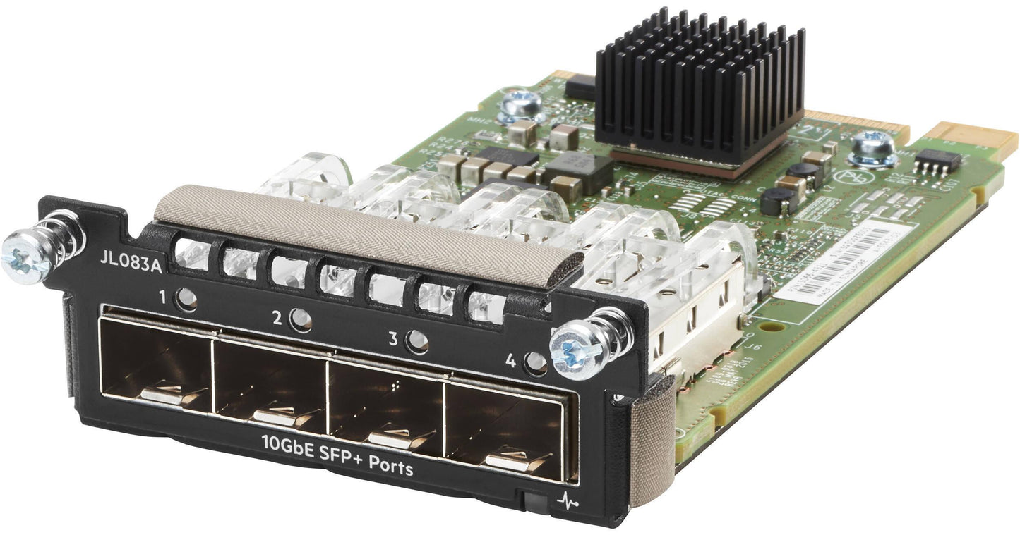 Module d'extension HPE Aruba 4 ports 10 Gigabit SFP+ – Carte d'extension pour commutateur réseau
