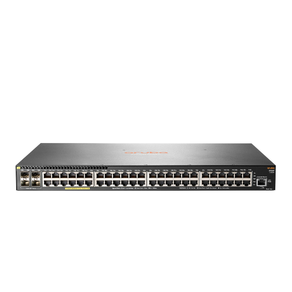 HPE Aruba Networking 2930F 48G PoE+ 4SFP+ Switch  – 52-Port Managed Layer 3 PoE+ Switch