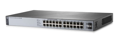 HPE OfficeConnect 1820 24G PoE+ (185W) Managed L2 Gigabit Ethernet (10/100/1000) Power over Ethernet (PoE) 1U Gray