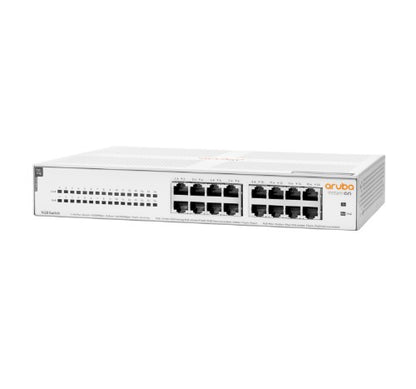 HPE Aruba Instant On 1430 16G Class4 PoE 124W Unmanaged L2 Gigabit Ethernet (10/100/1000) Power over Ethernet (PoE)