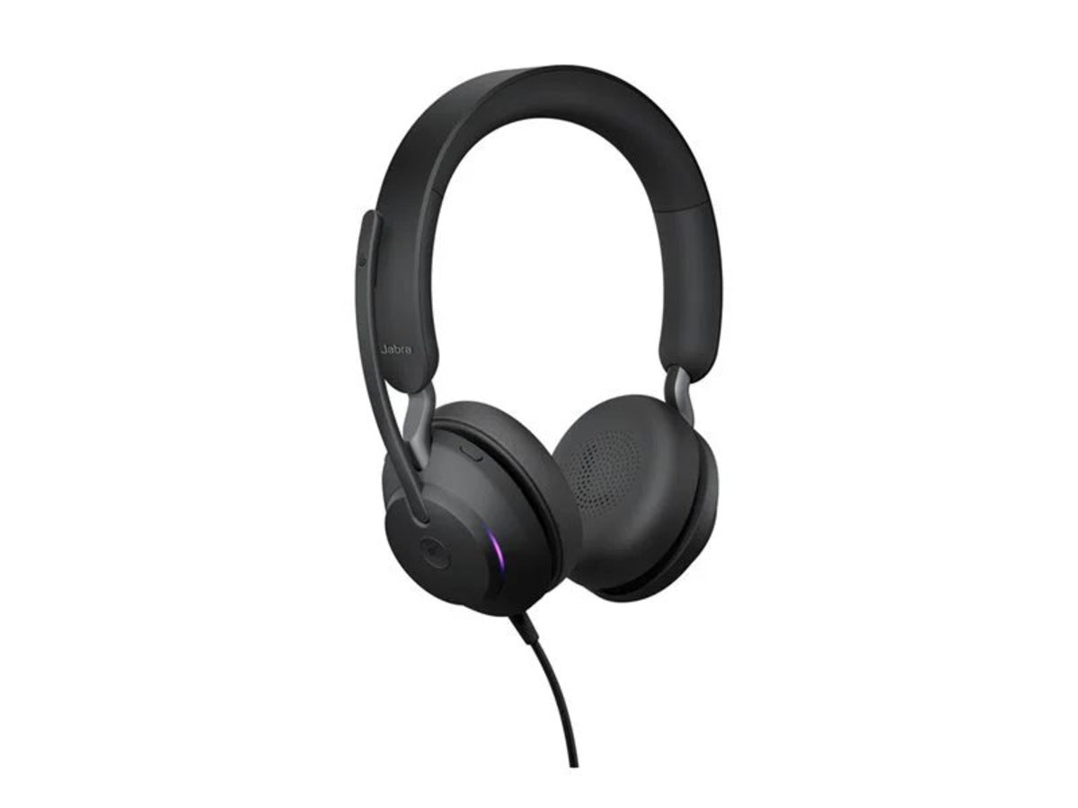 Jabra Evolve2 40 MS USB-A Stereo Headset - New | Microsoft Teams Certified, Noise Cancelling