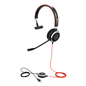 Jabra Evolve 40 UC Mono Casque USB-A (6393-829-209) – Casque filaire UC professionnel