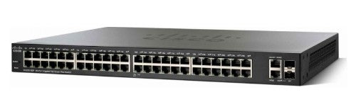 Cisco SG220-50-K9-EU-RF network switch Managed L2 Gigabit Ethernet (10/100/1000) 1U Black