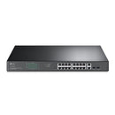 TP-Link TL-SG1218MPE network switch Managed L2 Gigabit Ethernet (10/100/1000) Power over Ethernet (PoE) 1U Black
