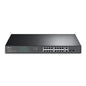 TP-Link TL-SG1218MPE network switch Managed L2 Gigabit Ethernet (10/100/1000) Power over Ethernet (PoE) 1U Black