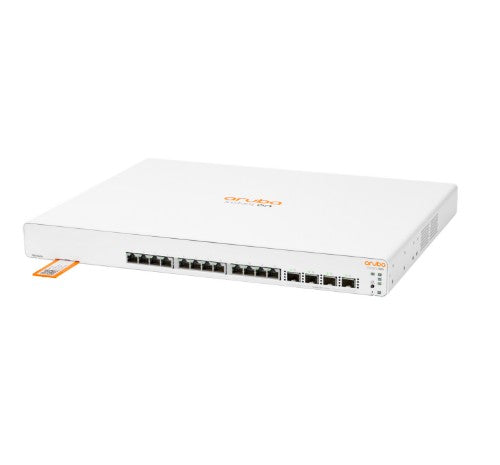 HPE Aruba Networking Aruba Instant On 1960 12XGT 4SFP+ Managed L2+ Gigabit Ethernet (10/100/1000) 1U White