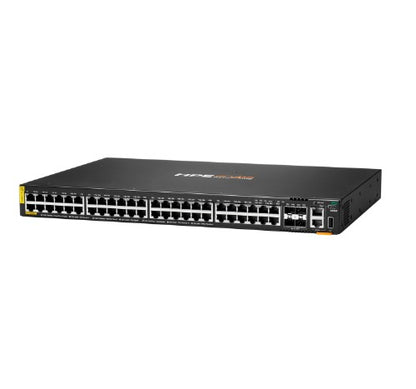 HPE Aruba Networking CX 6200F 48G Class-4 PoE 4SFP 370W Managed L3 Gigabit Ethernet (10/100/1000) Power over Ethernet (PoE) 1U