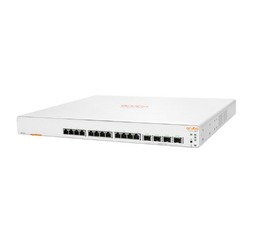HPE Aruba Networking Aruba Instant On 1960 12XGT 4SFP+ Managed L2+ Gigabit Ethernet (10/100/1000) 1U White