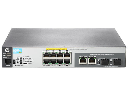 HPE Aruba Networking Aruba 2530 8 PoE+ Internal PS Managed L2 Fast Ethernet (10/100) Power over Ethernet (PoE) 1U Gray