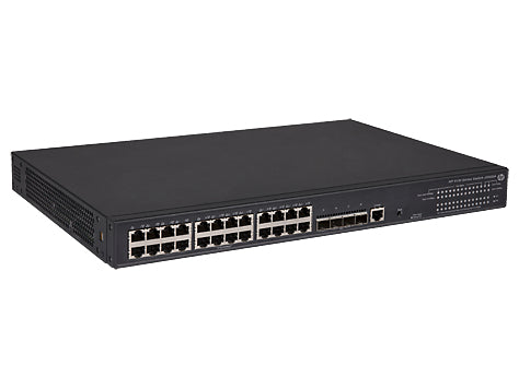 HPE FlexNetwork 5130 24G PoE+ 4SFP+ (370W) EI Managed L3 Gigabit Ethernet (10/100/1000) Power over Ethernet (PoE) 1U Black