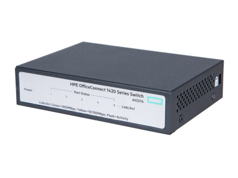 HPE JH327AR Unmanaged L2 Gigabit Ethernet (10/100/1000) 1U Gray