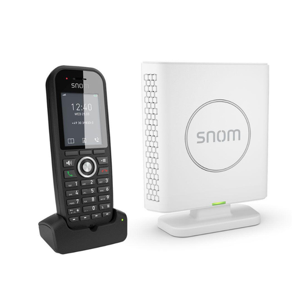 Snom M430 DECT Bundle (M400 Base Station + M30 Handset) – Single-Cell IP Cordless Phone System