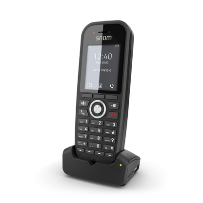 Snom M430 DECT Bundle (M400 Base Station + M30 Handset) – Single-Cell IP Cordless Phone System