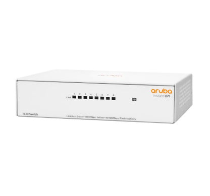 HPE Aruba Instant On 1430 8G Unmanaged L2 Gigabit Ethernet (10/100/1000)