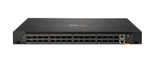 HPE Aruba Networking CX 8325-32C 32-port 100G QSFP+/QSFP28 Front-to-Back 6 Fans and 2 DC Bundle