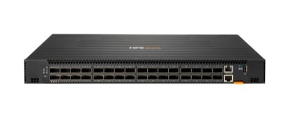 HPE Aruba Networking CX 8325-32C Port-to-Power Airflow 6 Fans 2 DC PSU Switch Bundle