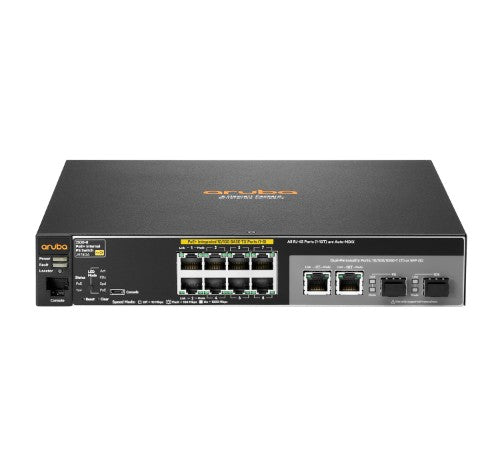 HPE Aruba Networking Aruba 2530 8 PoE+ Managed L2 Fast Ethernet (10/100) Power over Ethernet (PoE) 1U Gray