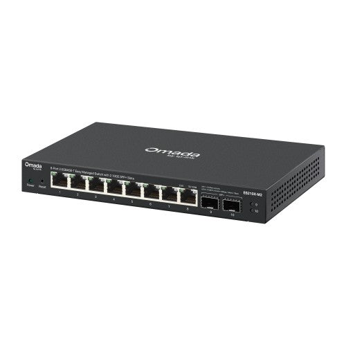 TP-Link ES210X-M2 network switch Managed 2.5G Ethernet (100/1000/2500) Desktop/Wall-Mounting Black