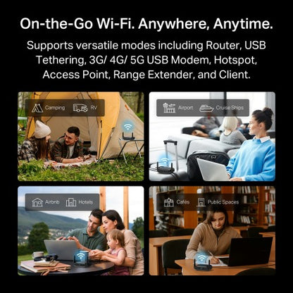 TP-Link BE3600 Wi-Fi 7 wireless router 2.5 Gigabit Ethernet Dual-band (2.4 GHz / 5 GHz) Black
