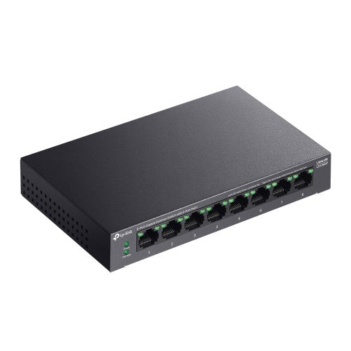 TP-Link LiteWave LS108GP network switch Unmanaged Gigabit Ethernet (10/100/1000) Power over Ethernet (PoE) Black