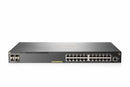 HPE Aruba Networking 2930F 24G PoE+ 4SFP+ TAA Managed L3 Gigabit Ethernet (10/100/1000) Power over Ethernet (PoE) 1U Gray