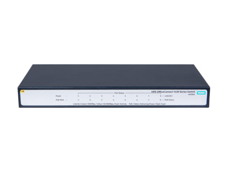 HPE JH330AR Unmanaged L2 Gigabit Ethernet (10/100/1000) Power over Ethernet (PoE) 1U Gray