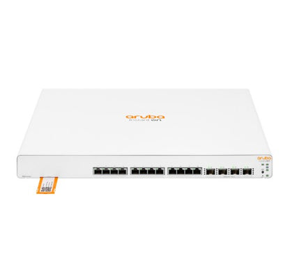HPE Aruba Networking Aruba Instant On 1960 12XGT 4SFP+ Managed L2+ Gigabit Ethernet (10/100/1000) 1U White