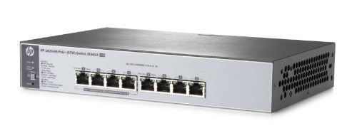 HPE OfficeConnect 1820 8G PoE+ (65W) Managed L2 Gigabit Ethernet (10/100/1000) Power over Ethernet (PoE) 1U Gray