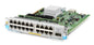 HPE 20-port 10/100/1000BASE-T PoE+ MACsec / 1-port 40GbE QSFP+ v3 zl2 network switch module Gigabit Ethernet