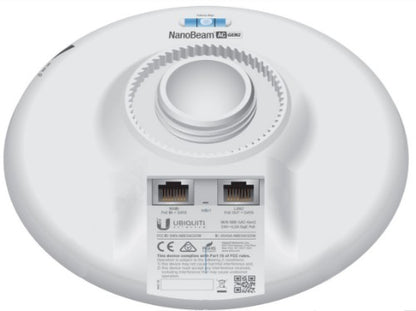 Ubiquiti NanoBeam 5AC Gen 2 Network bridge 450 Mbit/s White